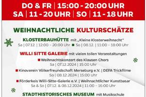 Schlossweihnacht 2024 Flyer Front