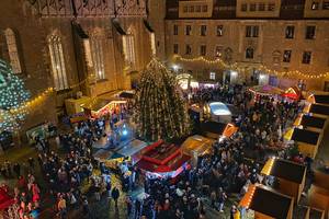 Schlossweihnacht © Kulturamt Merseburg MSW 2024 Draufsicht