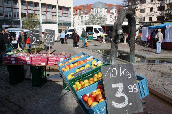 markt auf dem entenplan